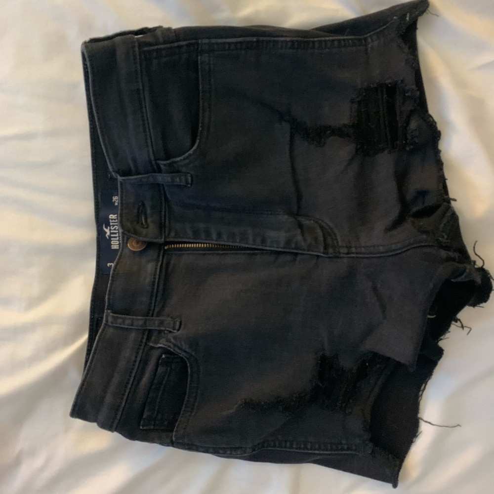 Black Ultra High Rise Short- Shorts